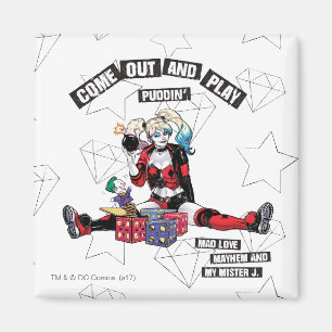 Imán Batman   Harley Quinn "Sal Y Toca Puddin"