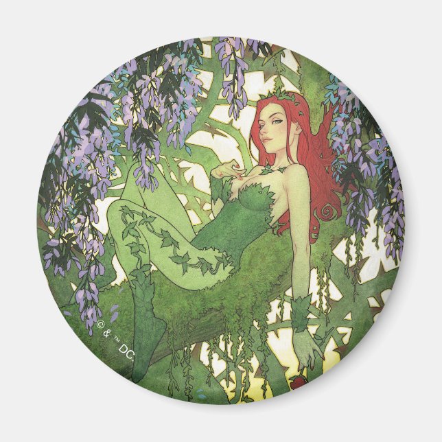 Imán Batman Rebirth Poison Ivy Cover Illustration (Frente)