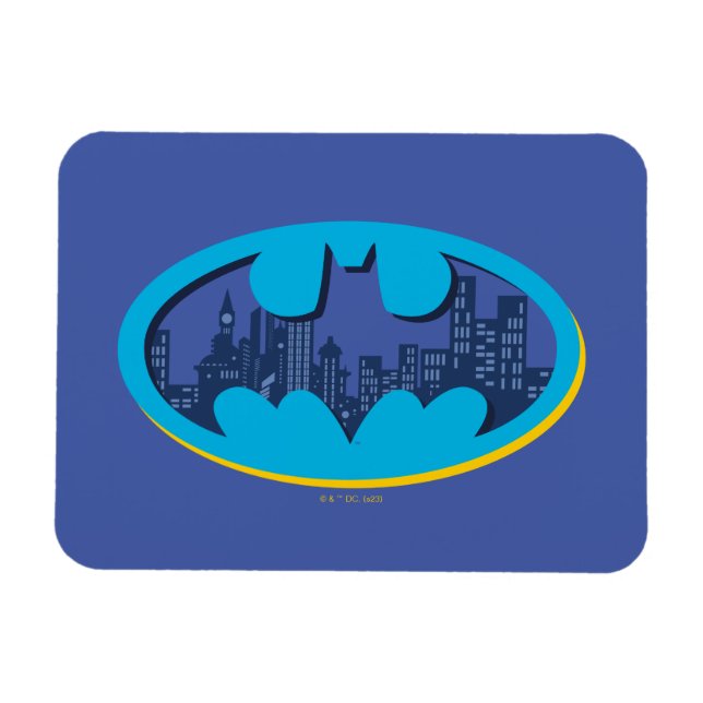 Imán Batman | Símbolo de la ciudad de Gotham (Horizontal)