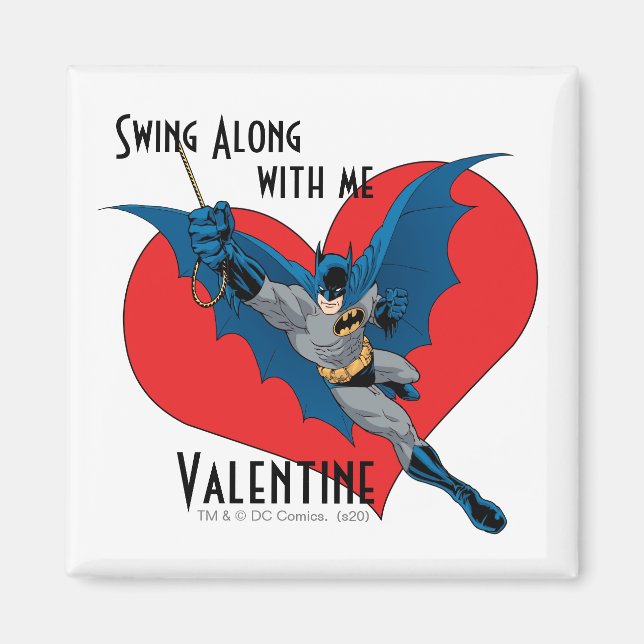 Imán Batman Valentine | Swing With Me (Frente)