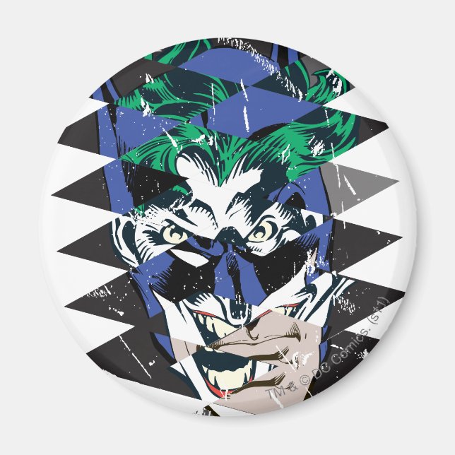 Imán Batman y el Collage del Joker (Frente)