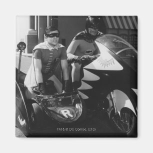 Imán Batman y Robin en Batcycle