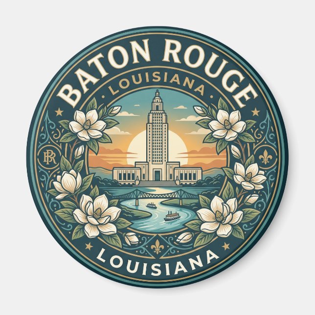 Imán Baton Rouge EE. UU. (Frente)