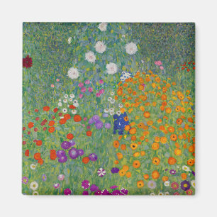 Imán Bauerngarten, Pintura al óleo, Gustav Klimt