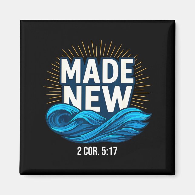 Imán Bautizado Hecho Nuevo Bautismo (Frente)