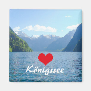 Imán Baviera de Königssee en el recuerdo de Alemania