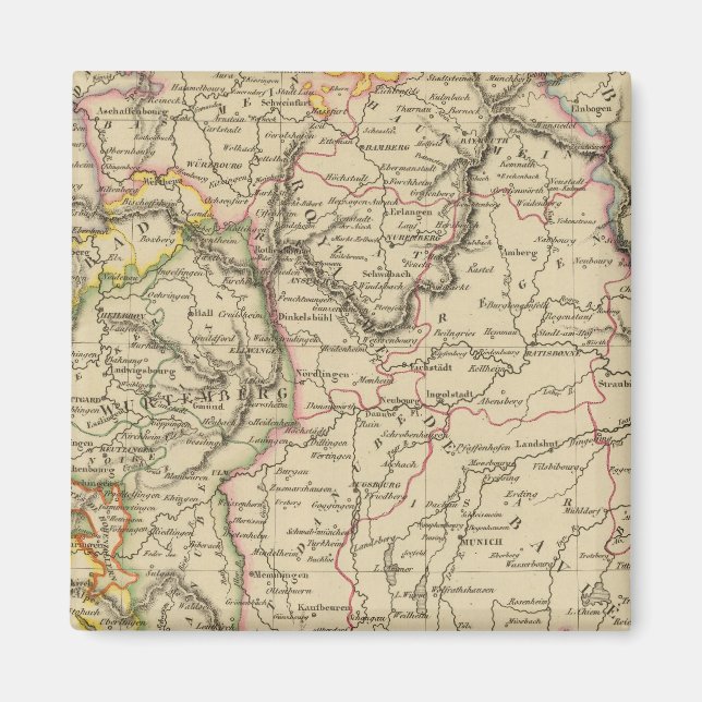 Imán Baviera, W?rttemberg y Baden Gr (Frente)