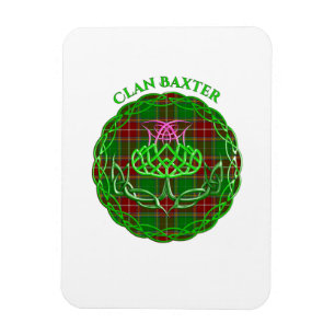 Imán Baxter Scottish Tartán Celtic Thistle