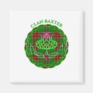 Imán Baxter Scottish Tartán Celtic Thistle