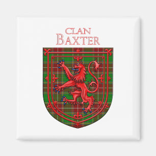 Imán Baxter Tartan Scottish Plaid Lion Rampant