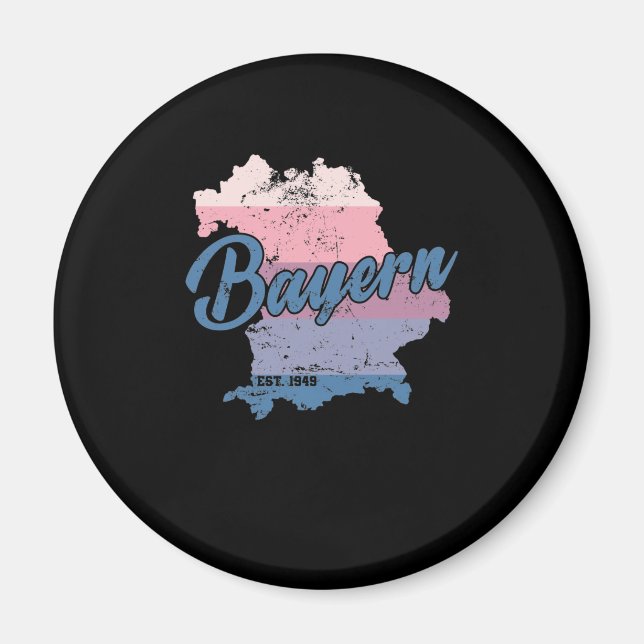 Imán Bayern Bundesland Deutschland Heimat (Frente)