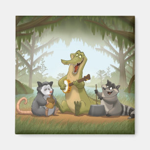 Imán Bayou Jug Band Magnet