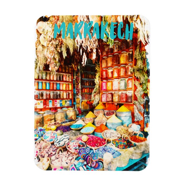 Imán Bazaar del mercado marroquí (Vertical)