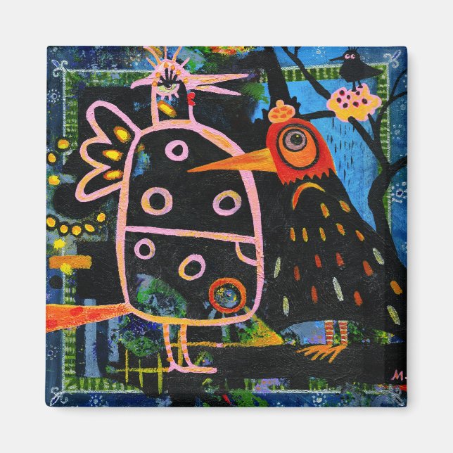 Imán bazar de primavera (Frente)