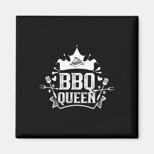 Imán Bbq Queen Grill Meat Byrbecuing Grilling Bbq