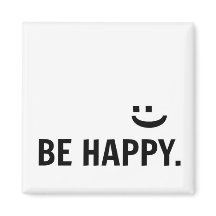 Be Happy Smile Inspiradora Cita Magnet