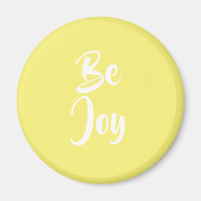 Imán Be Joy Light Yellow Magnet (Frente)