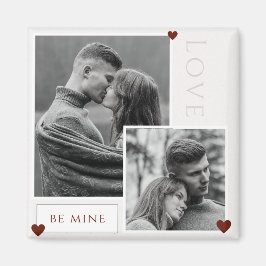 Imán Be Mine El día de San Valentín Couple Photo Love