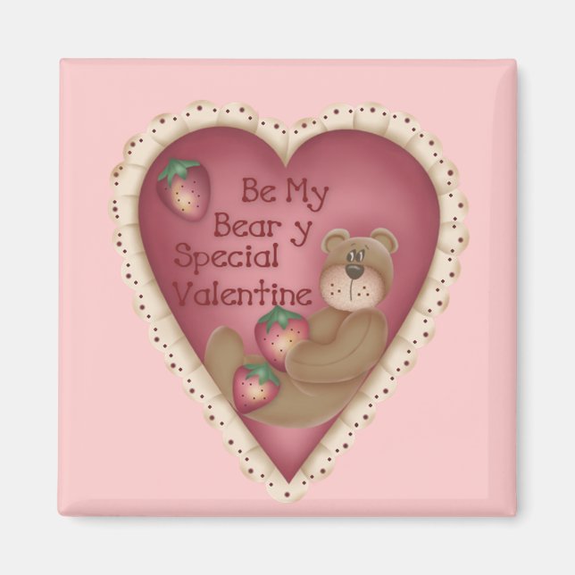 Imán Be My Beary Special Valentine Magnet (Frente)