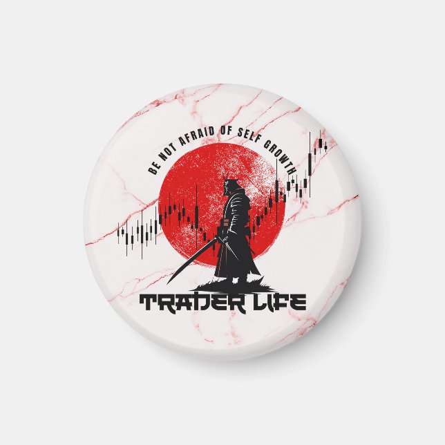 Imán Be not afraid | Motivation | Samurai N Marble (Frente)