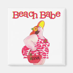 imán Beach Babe