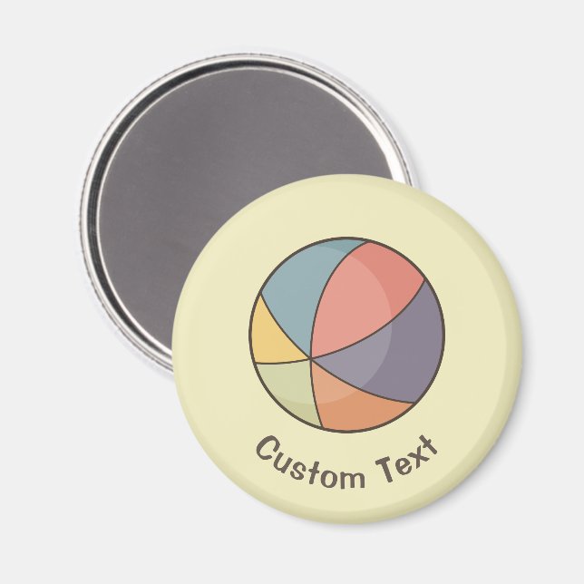 Imán Beach Ball (Anverso/Reverso)