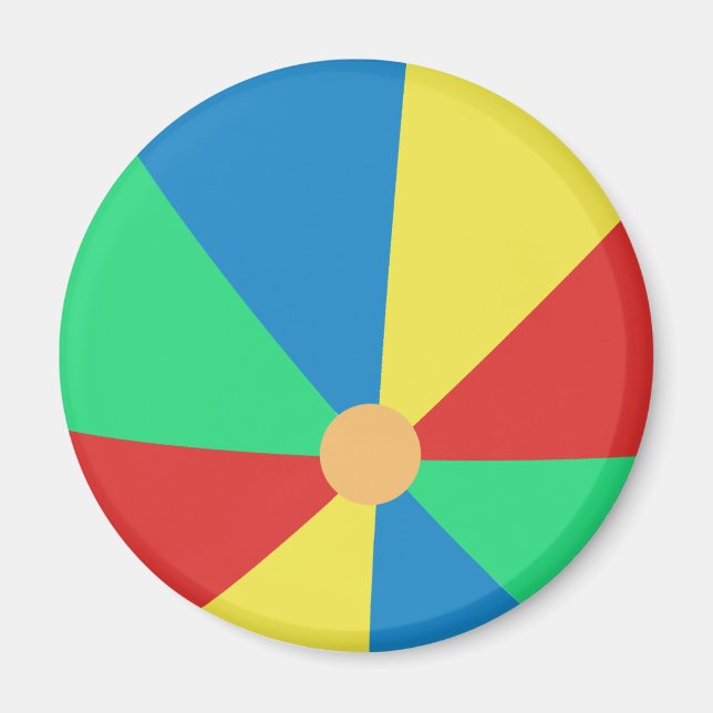 Imán Beach Ball (Frente)