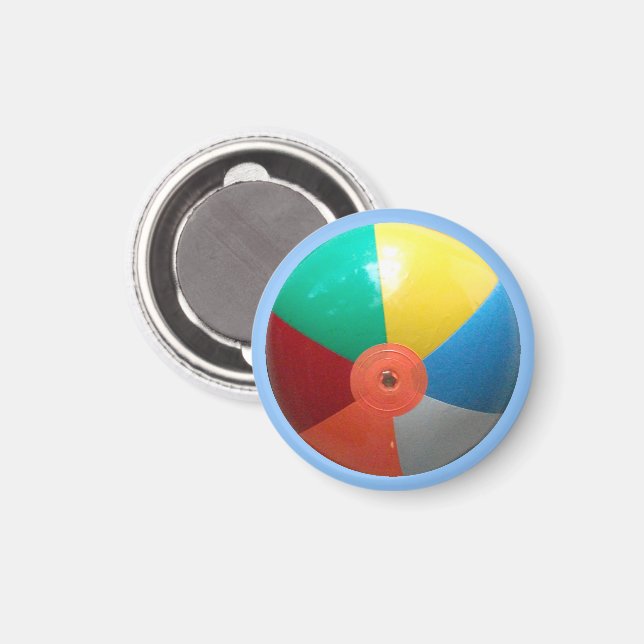 Imán Beach Ball Magnet (Anverso/Reverso)