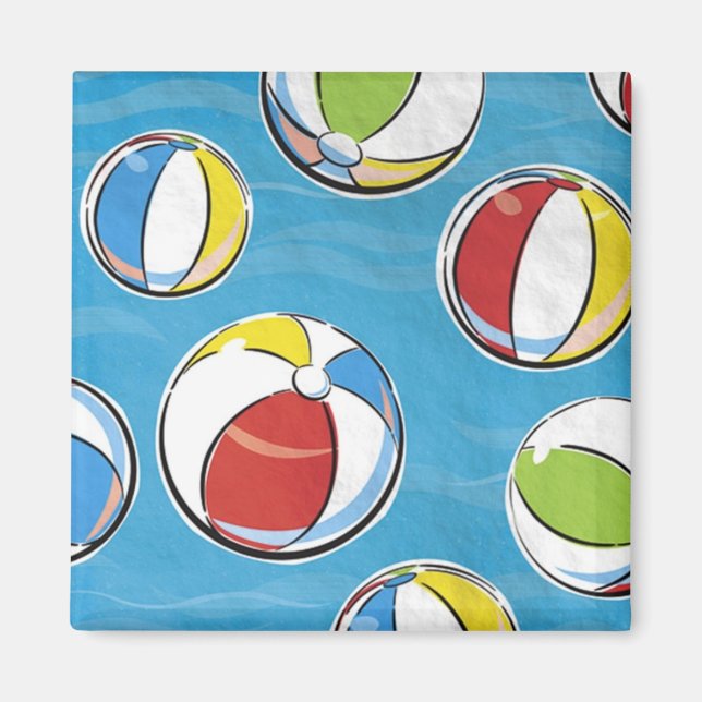 Imán Beach Balls Magnet (Frente)