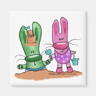 Imán Beach Bunnies-Summer Fun