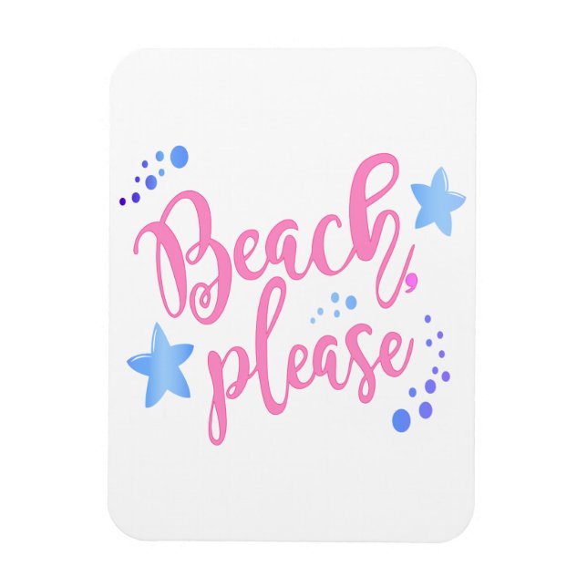 Imán Beach Please (Vertical)