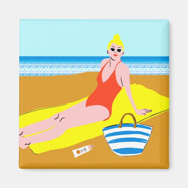 Imán Beachy Keen - Yellow (Frente)