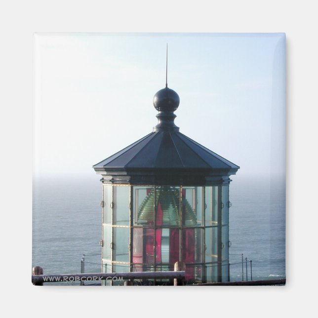 Imán Beacon: Faro en la costa de Oregón (Frente)