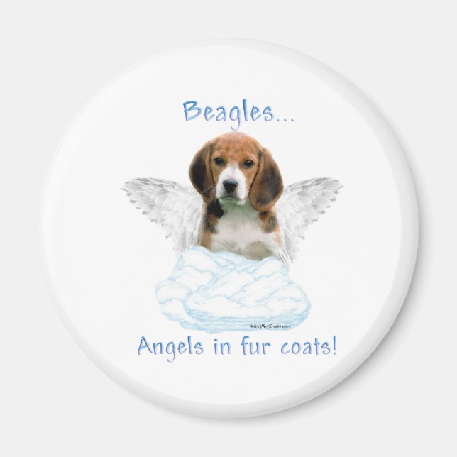 Imán Beagle Angel - Magnet (Frente)