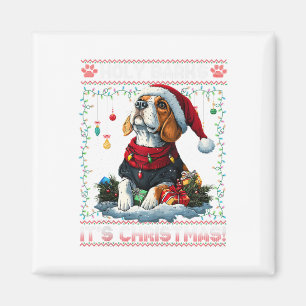Imán Beagle Christmas Tree Ilumina Decoraciones Perro L