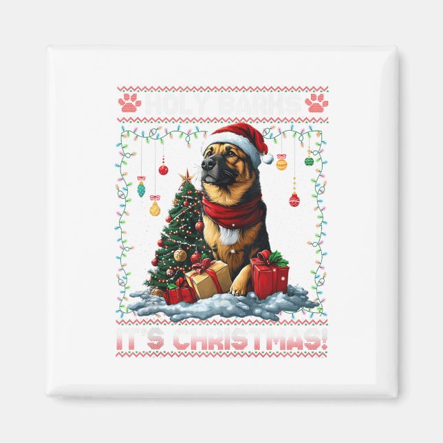 Imán Beagle Christmas Tree Ilumina Decoraciones Perro L (Frente)
