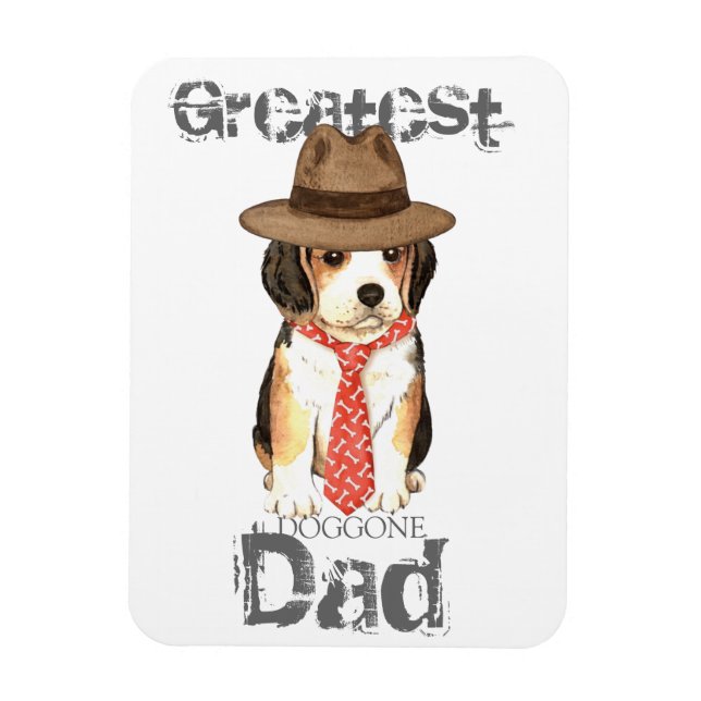 Imán Beagle Dad (Vertical)