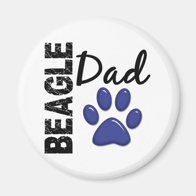 Imán Beagle Dad 2 (Frente)