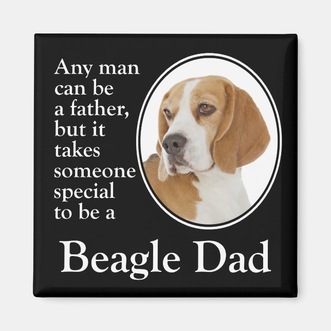 Imán Beagle Dad Magnet (Frente)