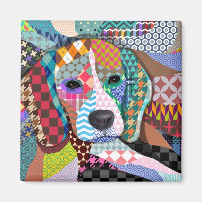 Imán Beagle Dog 161 (Frente)