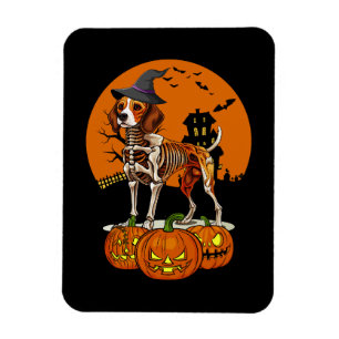 Imán Beagle Dog Halloween