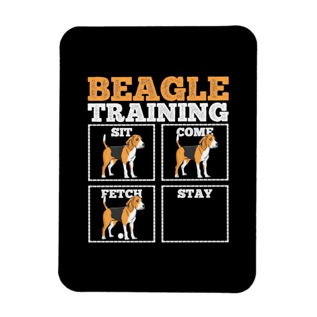 Imán Beagle Dog Training Dog (Vertical)