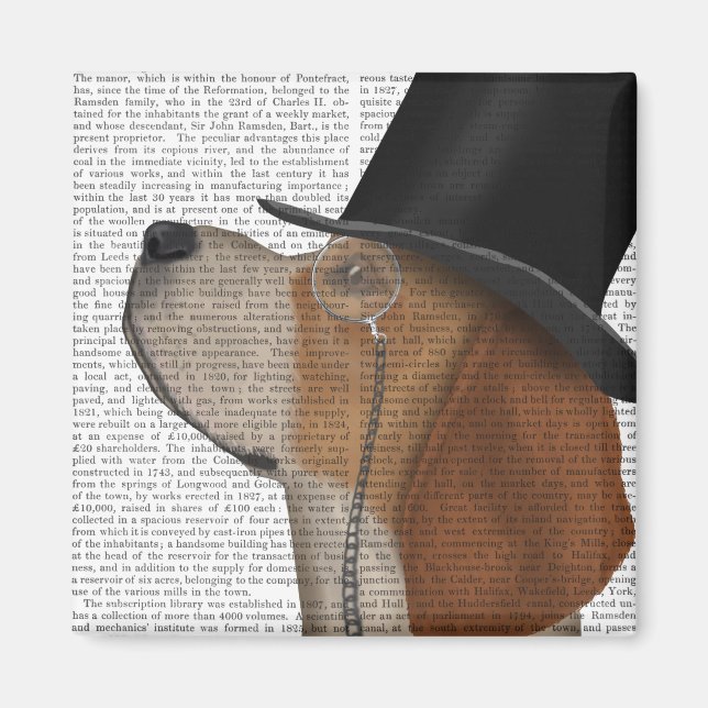 Imán Beagle, hebilla formal y Gorra (Frente)