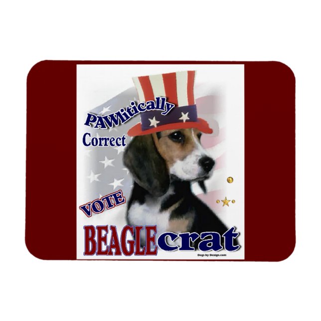 Imán Beagle Humor Político (Horizontal)