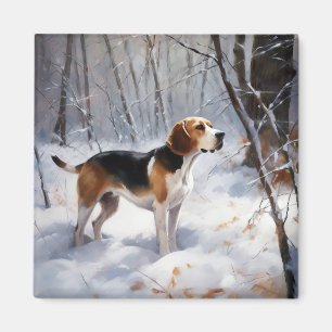 Imán Beagle Let It Snow Navidades