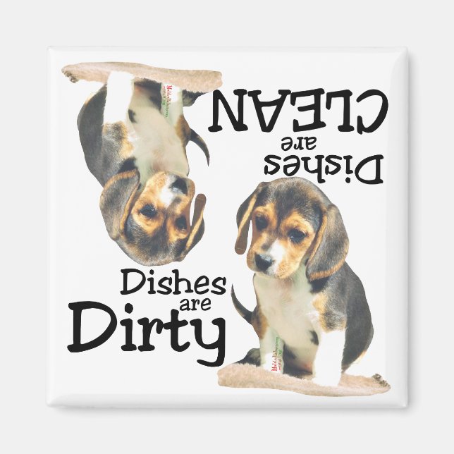 Imán Beagle Lovers Dishlavavajillas Magnet (Frente)