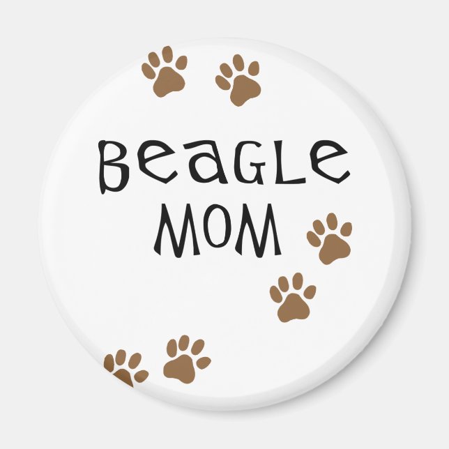 Imán Beagle Mom (Frente)