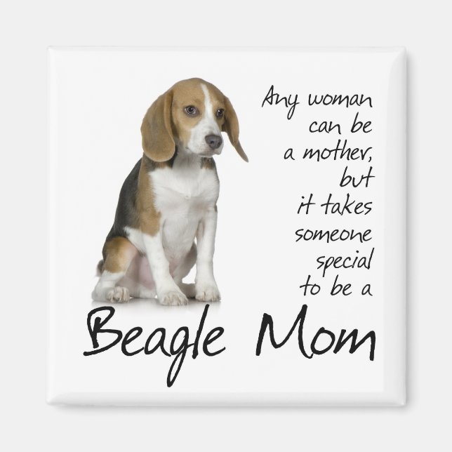 Imán Beagle Mom Magnet (Frente)