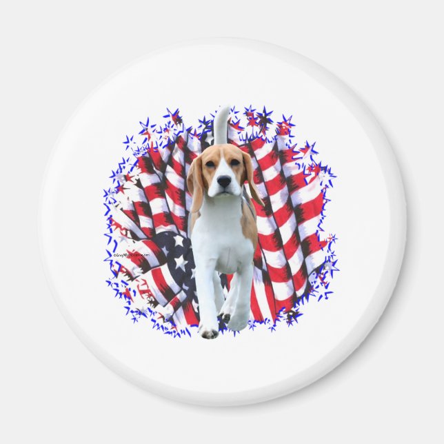 Imán Beagle Patriot (Frente)