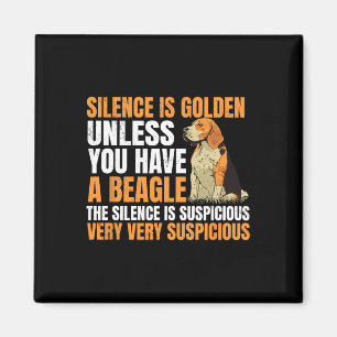 Imán Beagle Pequeño olor Perro Caza Mascota Silencio de